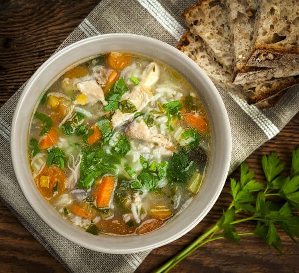 Veggie-Filled Soup Recipe: Hearty Chicken And Rice Soup Veggie-Filled Soup Recipe: Hearty Chicken And Rice Soup