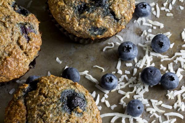 Healthy And Tasty Breakfast Starter: Sweet Coconut Blueberry Bran Muffins Healthy And Tasty Breakfast Starter: Sweet Coconut Blueberry Bran Muffins