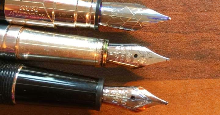 Pens by Waterman, Yard O'Led, and Mont Blanc / Via Sarah Pollock