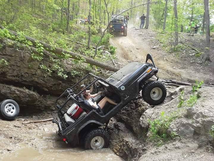 From Fred Harris: My daughter and I doing some rock crawling in Missouri.