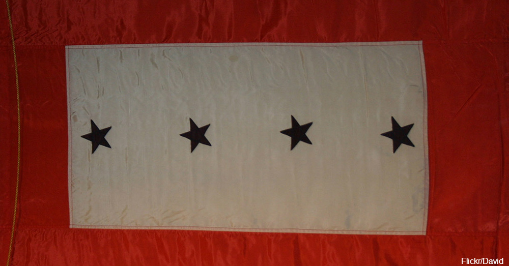 "Blue Star Service Banner" / Via David