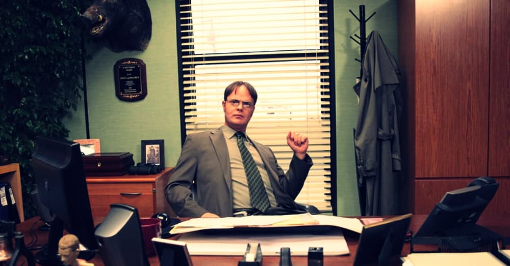 Rain Wilson as Dwight Schrute on NBC's