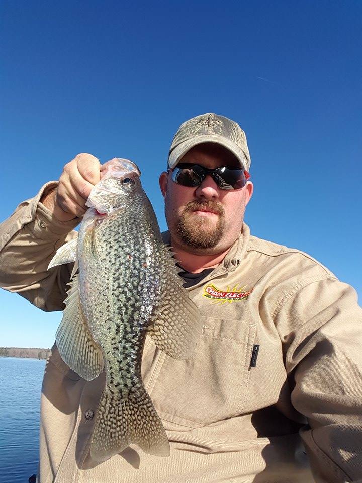 From Andy Sherrill: Caught this morning on Lake Claiborne in North Louisiana in 35 foot of water