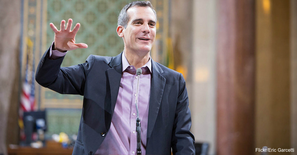 L.A. Mayor Eric Garcetti / Via Eric Garcetti