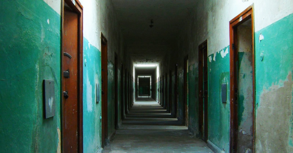 The isolation bunker at Dachau Concentration Camp in Germany / Via Russell Trowe