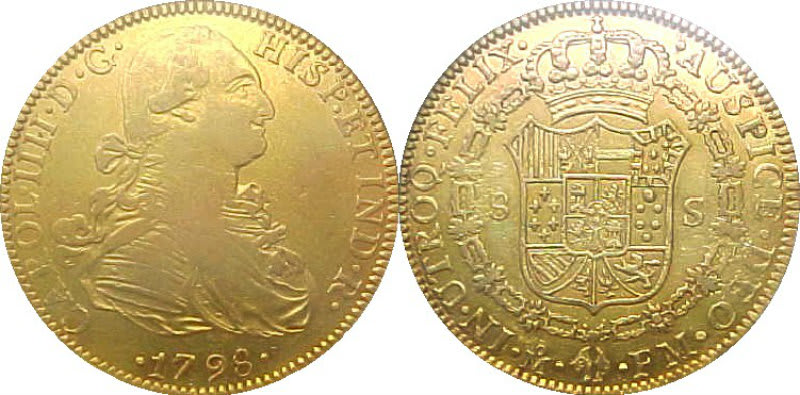 From: Wiki commons. The San Jose was thought to be carrying 11 million 4-doubloons