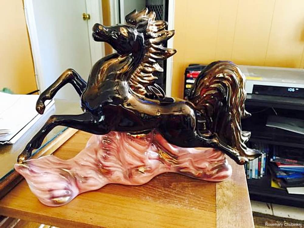 Horse Vintage TV Lamp