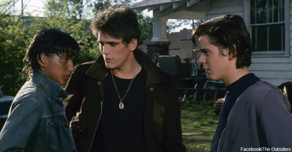From the film adaptation of The Outsiders / Via The Outsiders Facebook