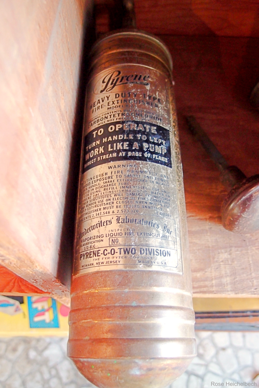 Pyrene Vintage Fire Extinguisher