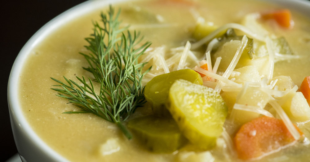 Tangy Dill Pickle Potato Soup 12 Tomatoes