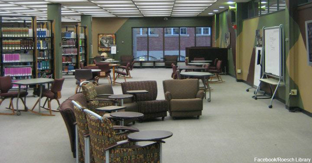 Roesch Library / Via Facebook