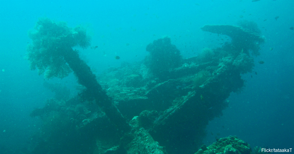 Shipwreck in the Ocean