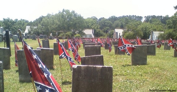 Families may still place small Confederate flags on individual graves on Memorial Day and Confederate Memorial Day if the bill becomes a law.