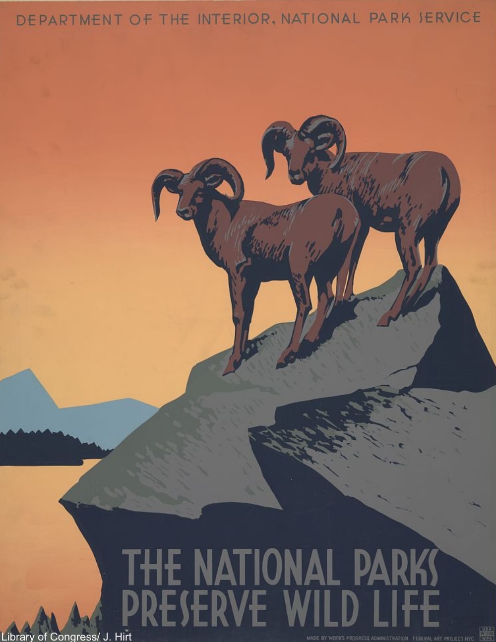 WPA Poster by J. Hirt