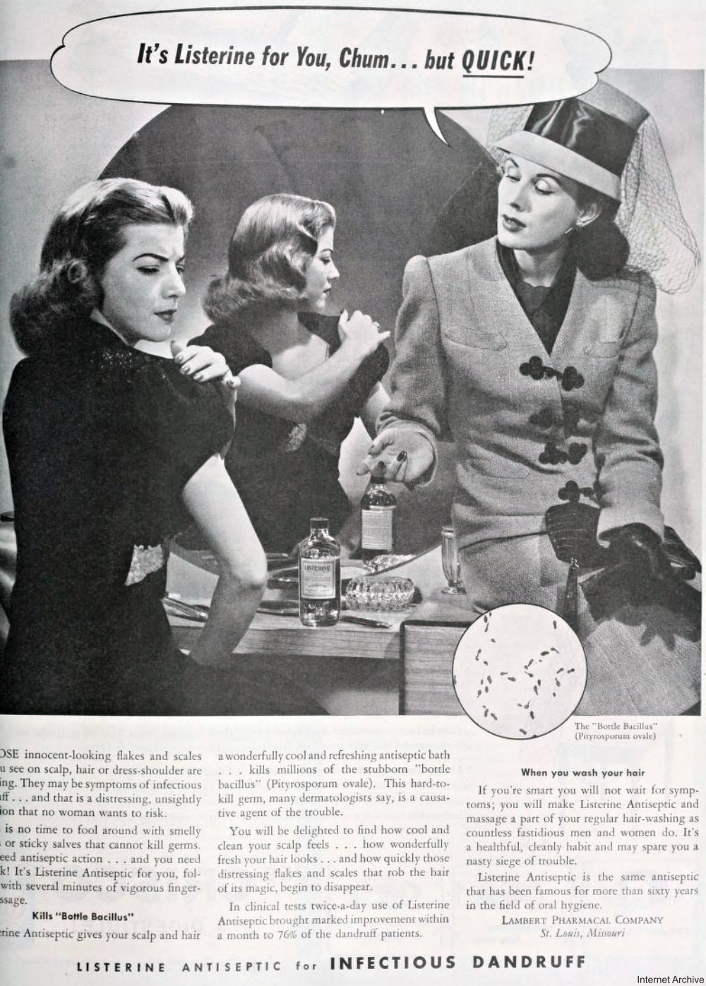 Cure Infectious Dandruff 1948