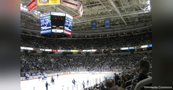 Game 4 of the Stanely Cup Finals took place in the SAP Arena in San Jose, Calif.