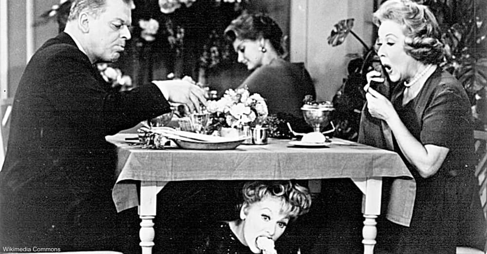 Vivian Vance and Lucille Ball on The Lucy Show 1962