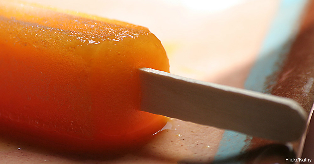 Melting Orange Popsicle