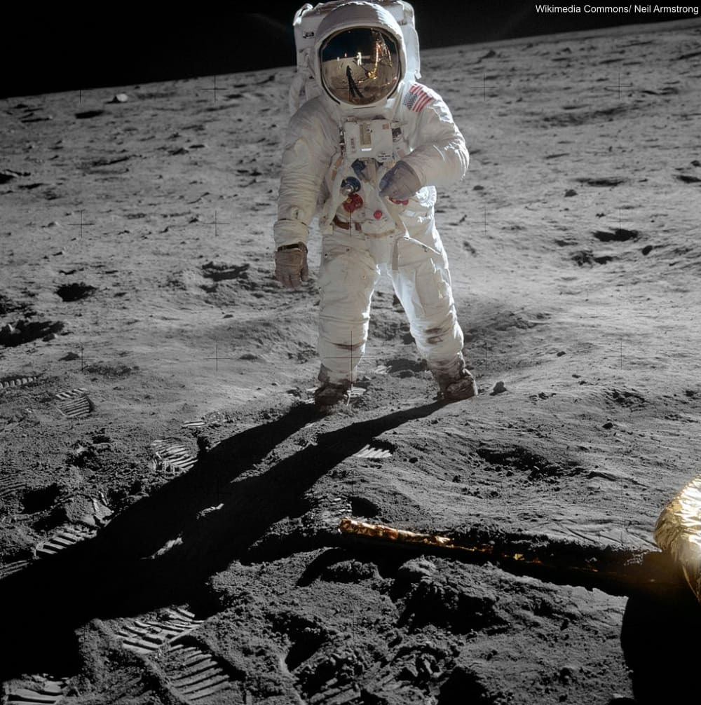Buzz Aldrin Photographed by Neil Armstrong on the Moon Landing