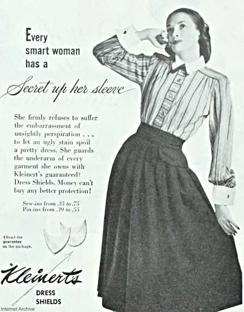 Kleinert's Dress Shields Vintage Advertisement