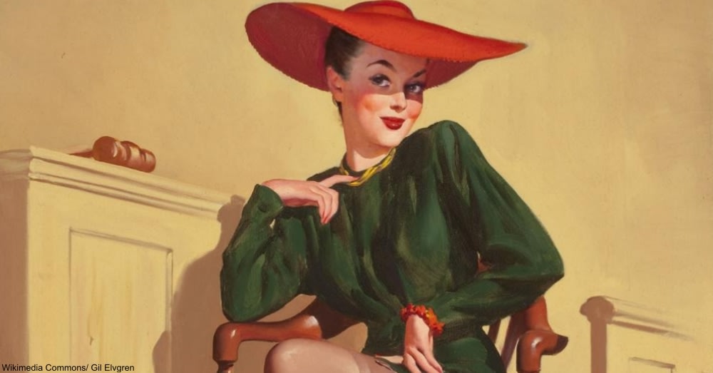 The Verdict Was...Wow by Gil Elvgren