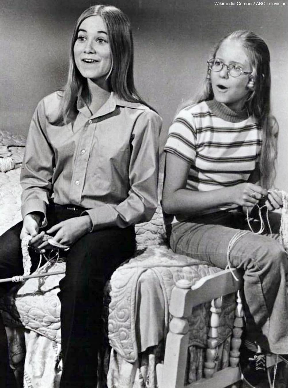 Maureen McCormick and Eve Plumb on The Brady Bunch