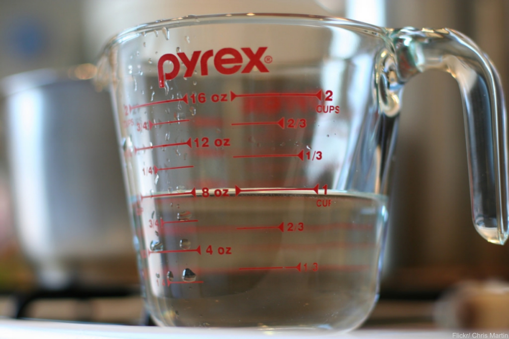 Vinegar in Measuring Cup