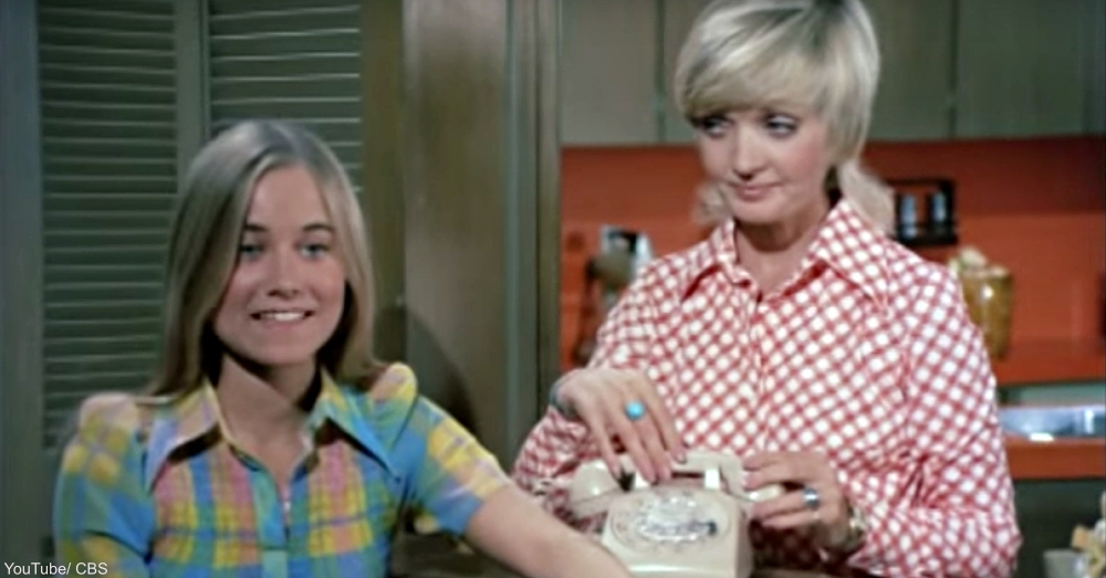Florence Henderson and Maureen McCormick On The Brady Bunch