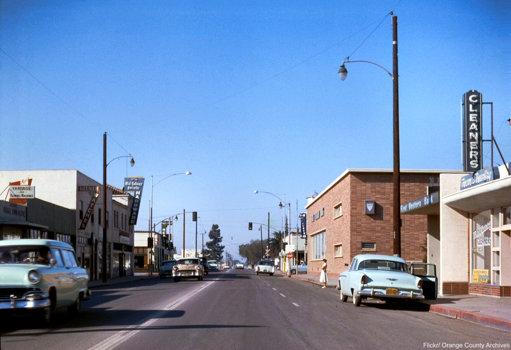 1957 Street Scene Orange County
