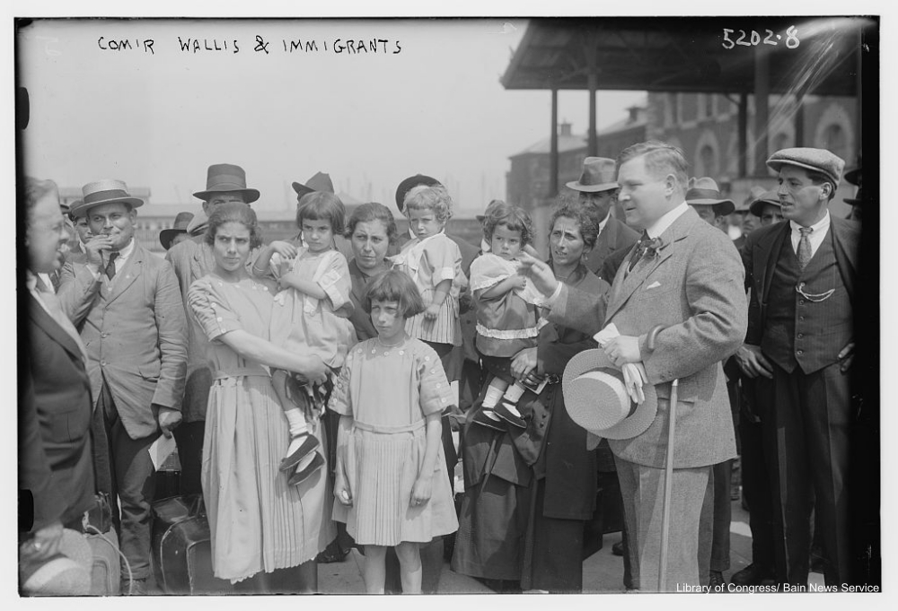 Commander Wallis and Immigrants