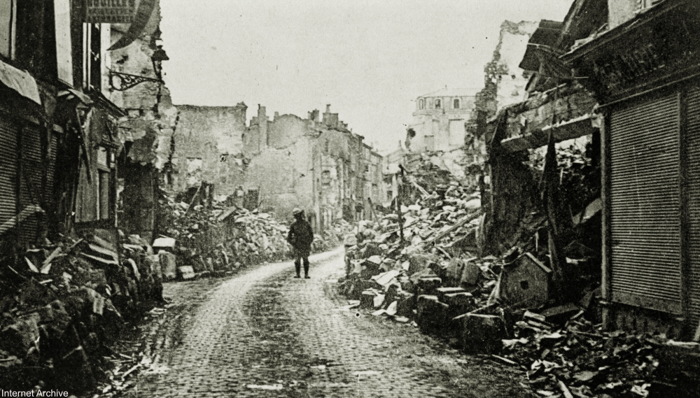 Damage at Verdun WWI