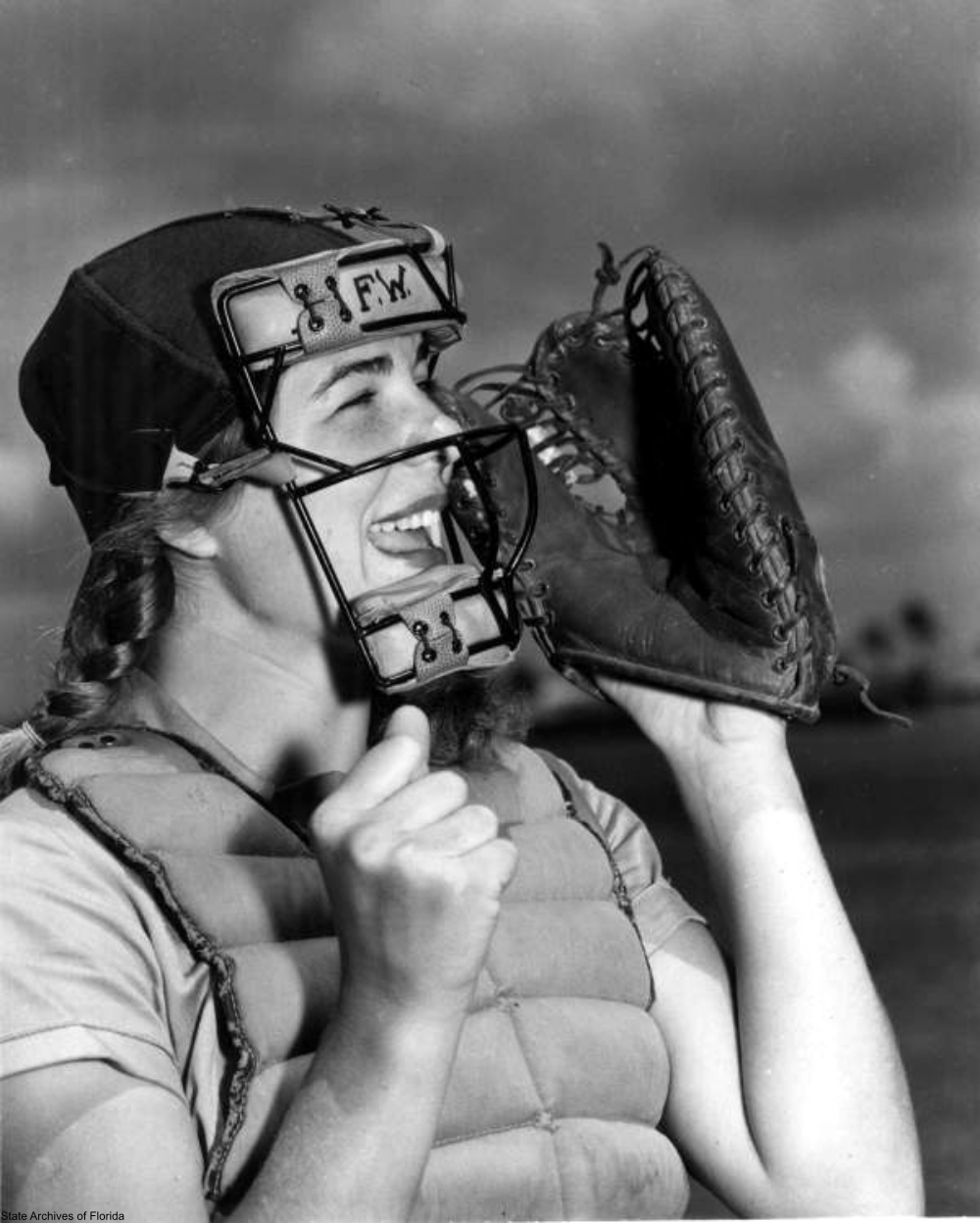 Dottie Schroeder in 1948 in FL Playing for the AAGBPL