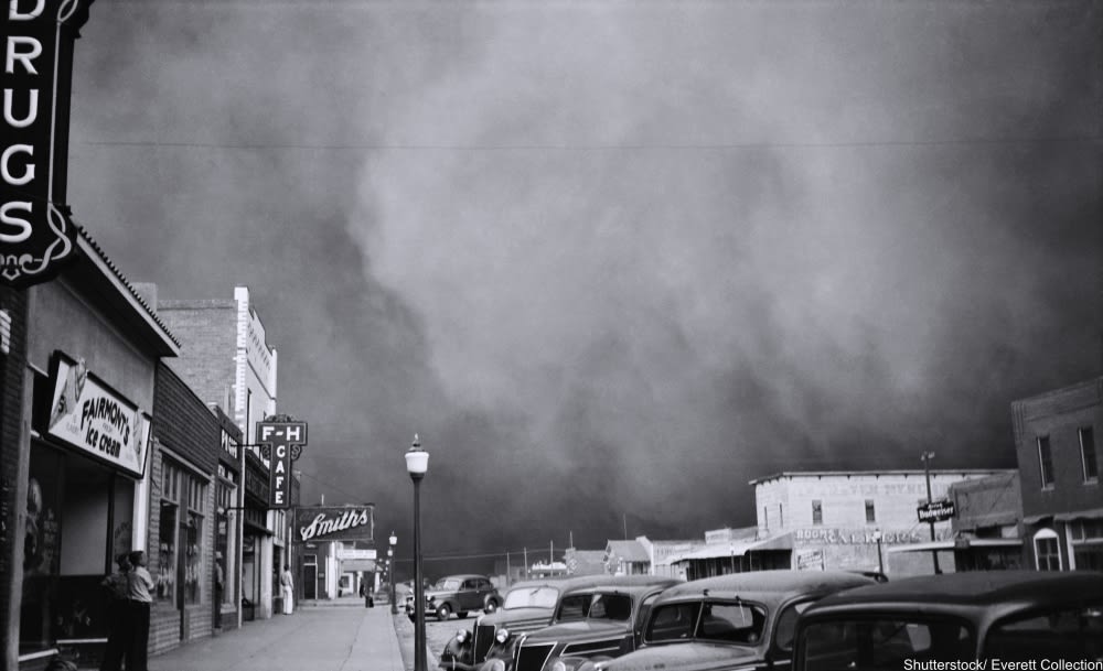 Elkhart Kansas 1937 Dust Storm