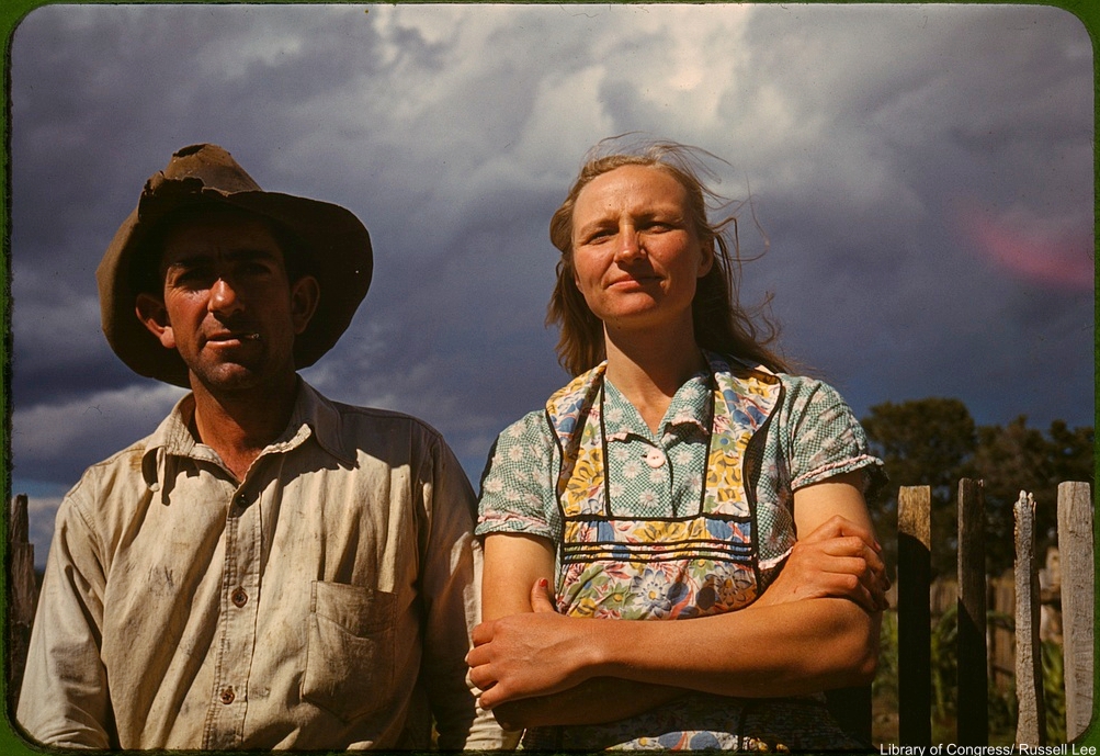 Faro and Doris Caudill, homesteaders, Pie Town, New Mexico