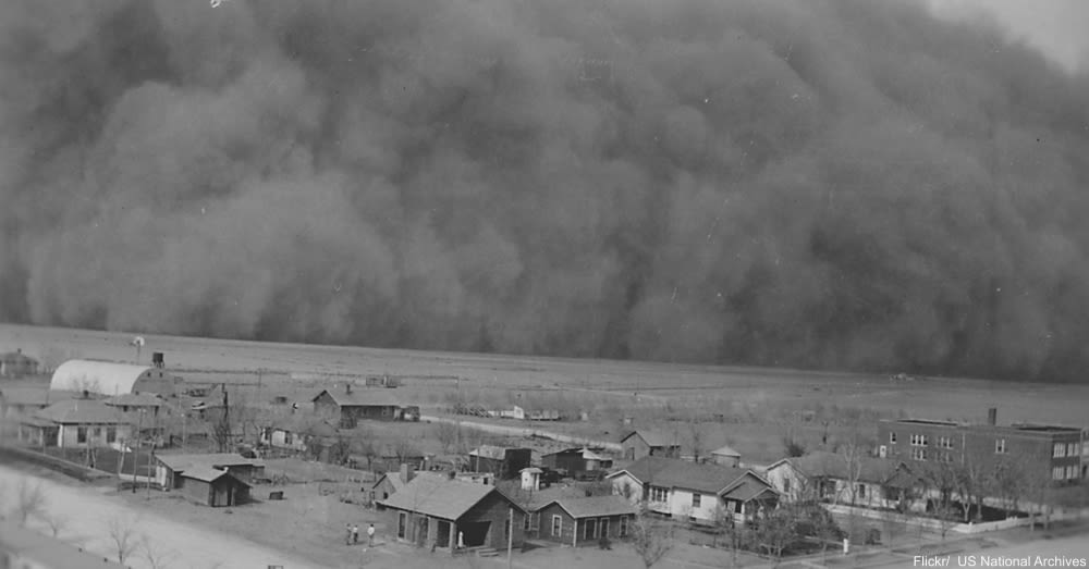 1936 Dust Storm from FDR Library / National Archives