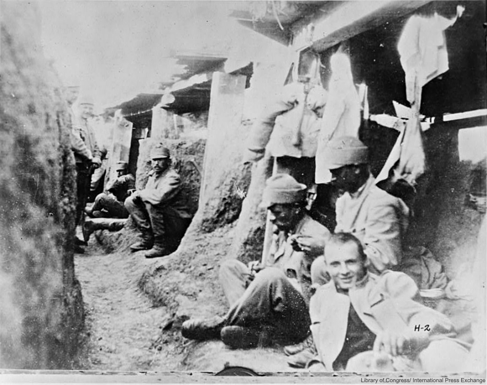 German Soldiers in Trenches WWI circa 1915