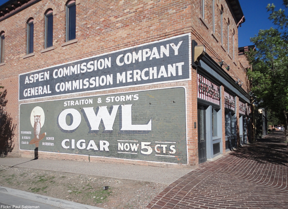 Aspen, CO, ghost sign.