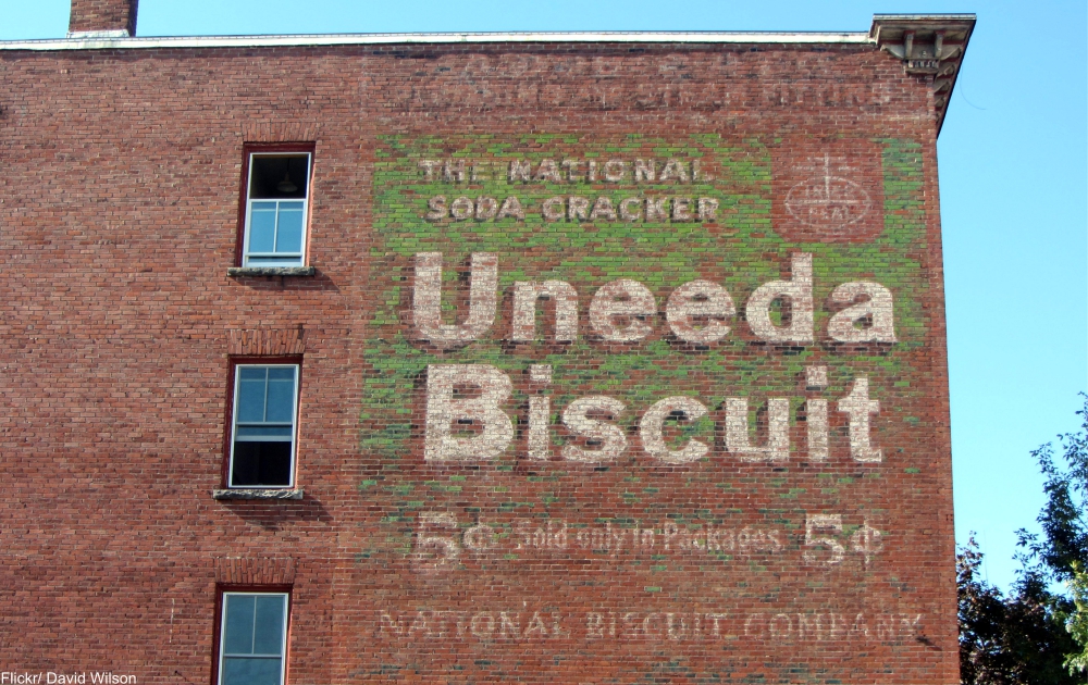 Lewiston, ME, ghost sign