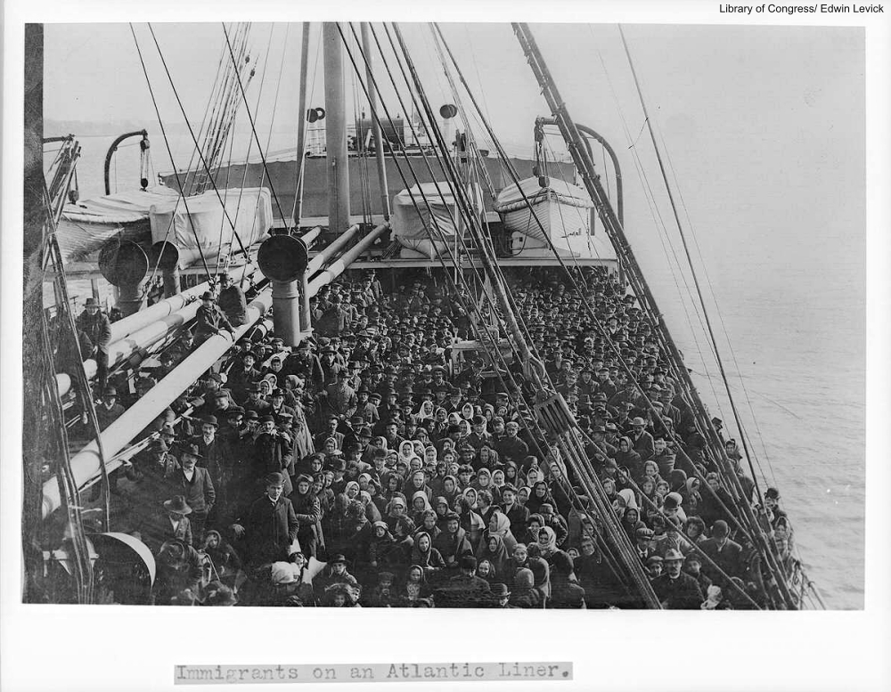 Steam Liner Full of Immigrants