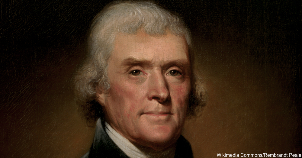 Portrait of Thomas Jefferson Circa 1800