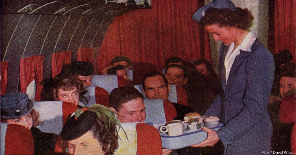 1960s Flight postcard