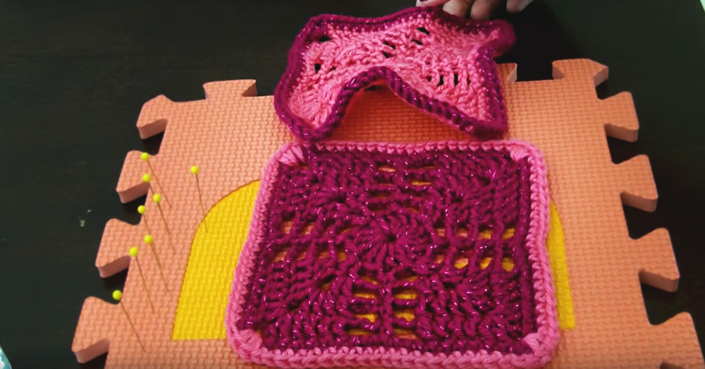 How To Block Crochet Pieces Like A Pro! Crafty House