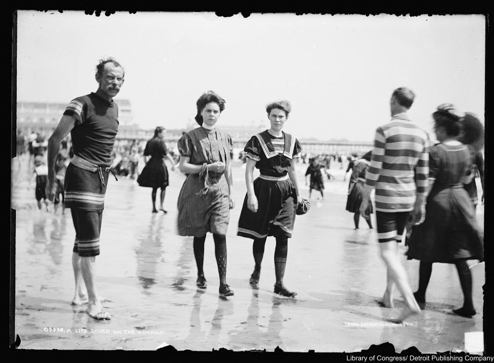 late 19th century bathing suits