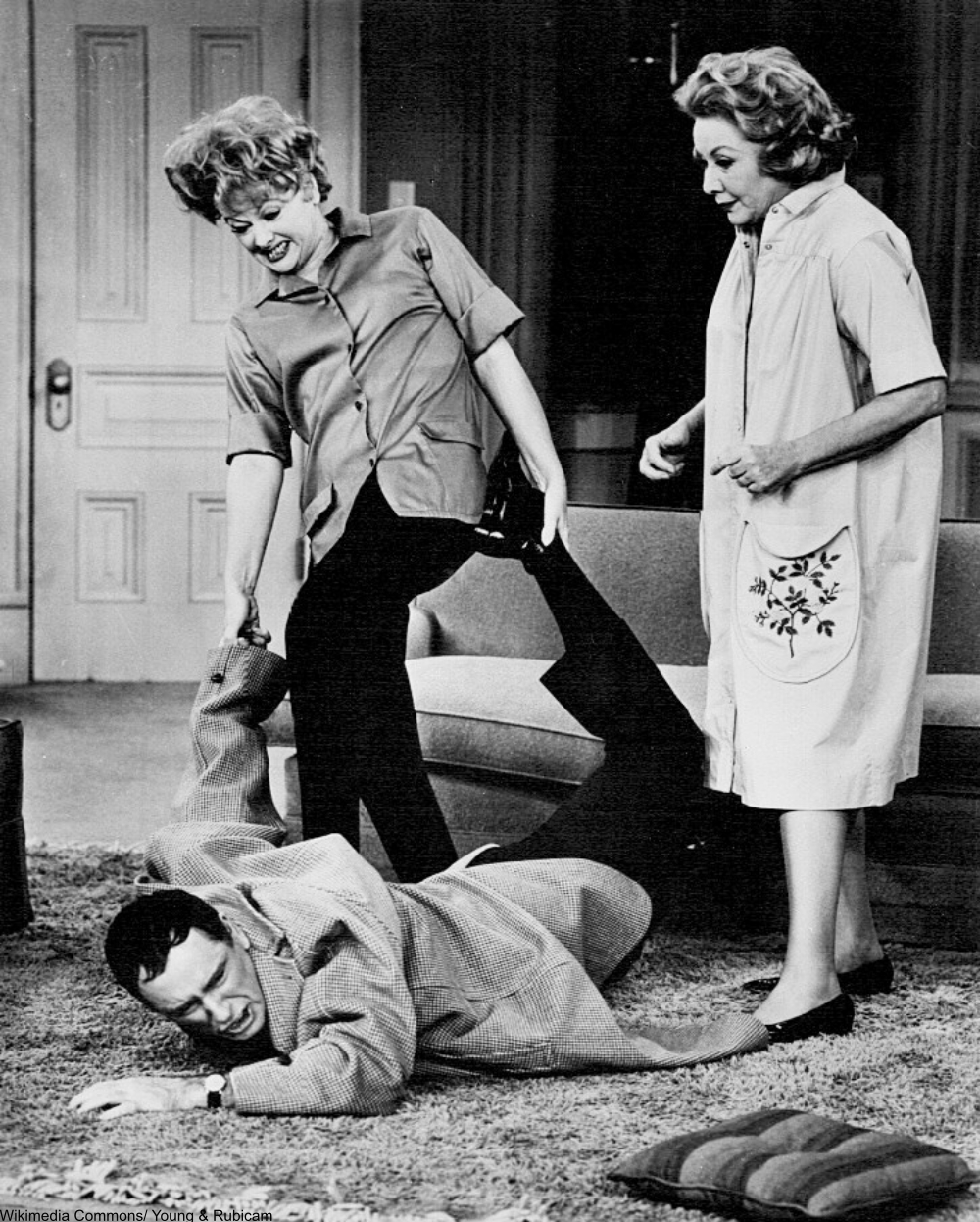Lucille Ball and Vivian Vance on the Lucy Show