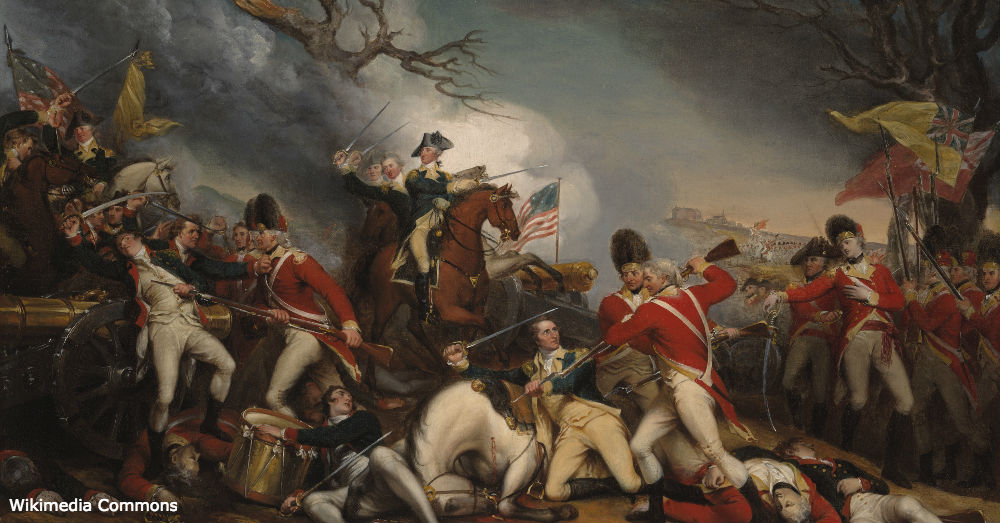 The Death of General Mercer at the Battle of Princeton, January 3, 1777 by John Trumbull.
