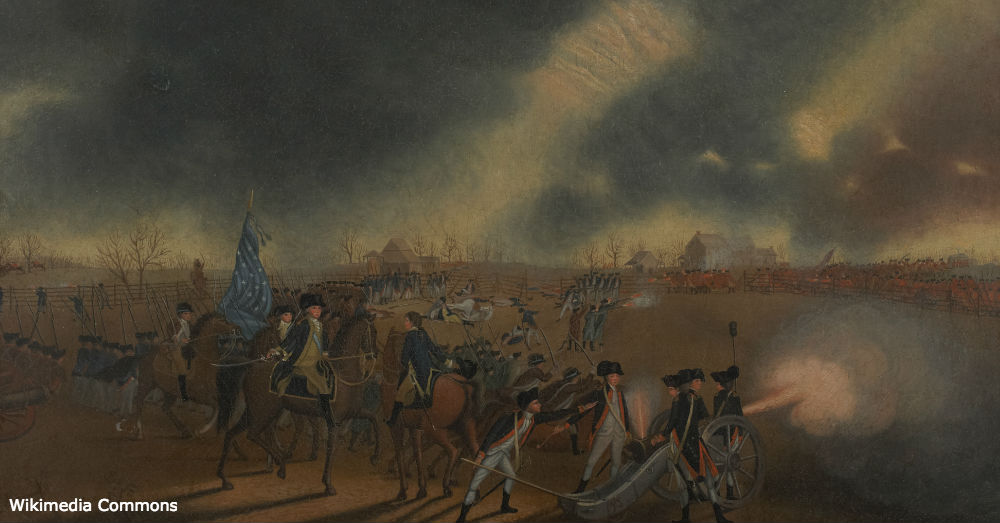 The Battle of Princeton by James Peale.