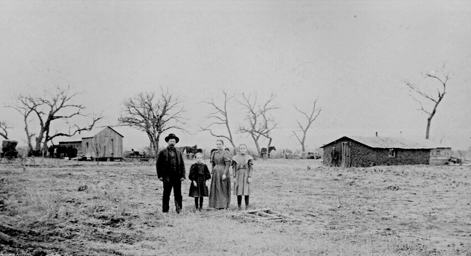 Family of pioneers in Arizona during the 1890s.