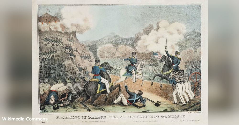 Storming of Palace Hill at the Battle of Monterey by Tompkins Harrison Matteson, c. 1855.