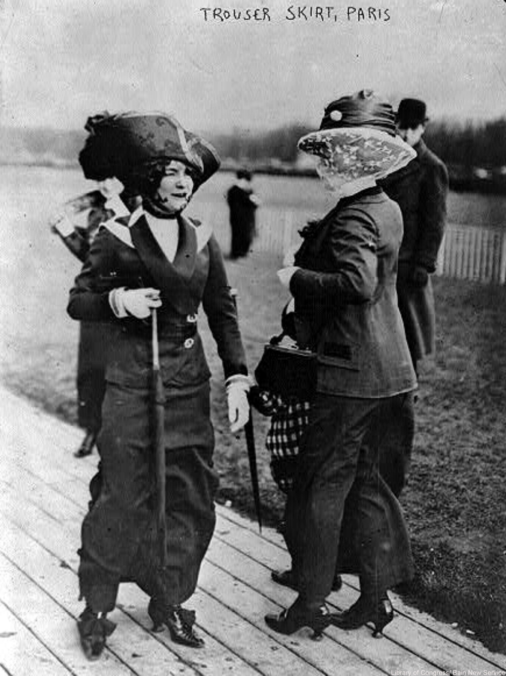 the history of the first women's pants