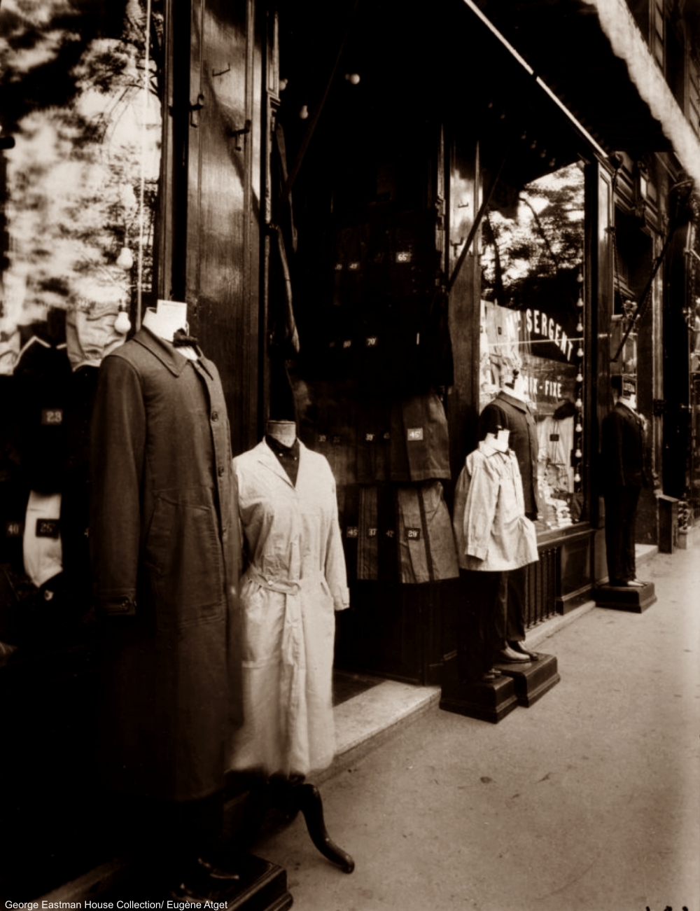 Avenue des Gobelins by Eugène Atget 1920s Shop Windows